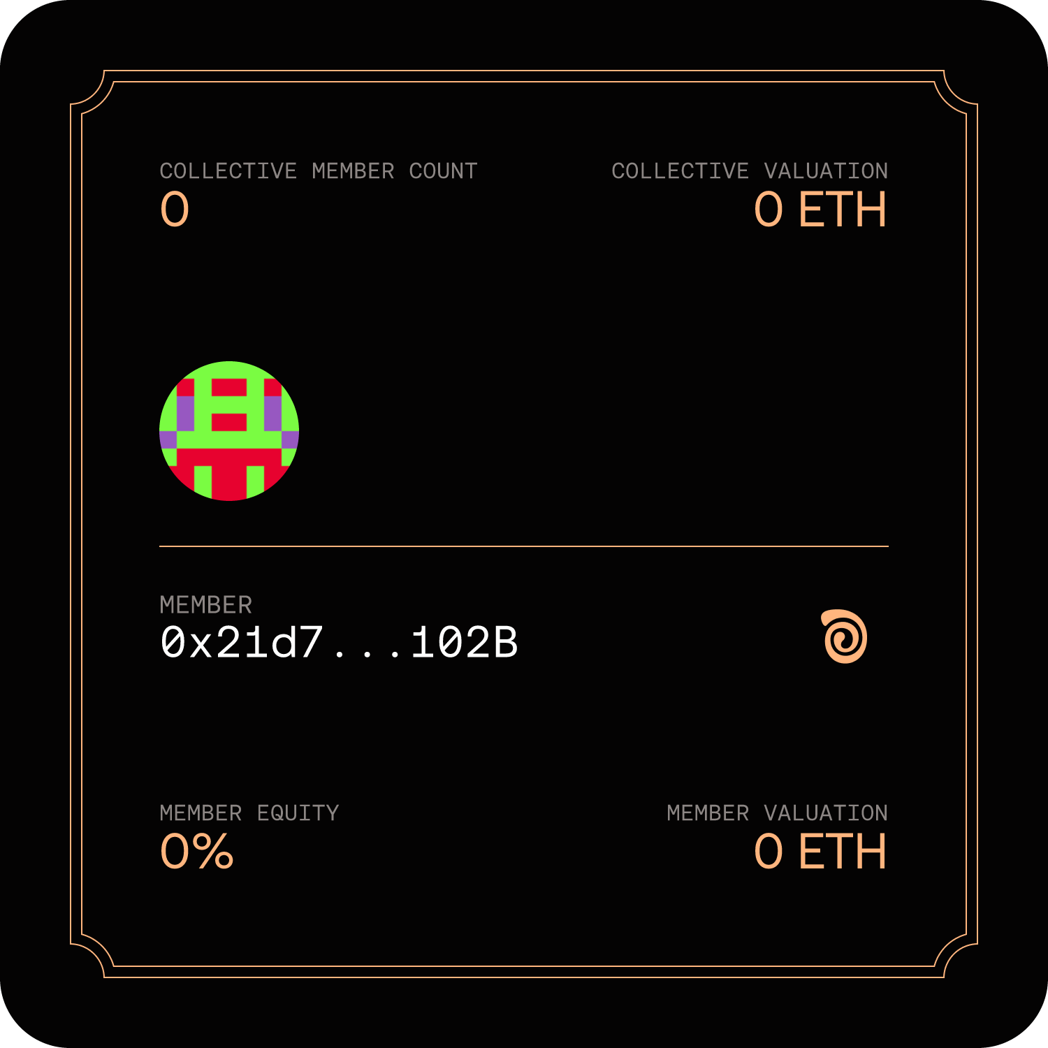 Membership Card for Non Fungible Squad