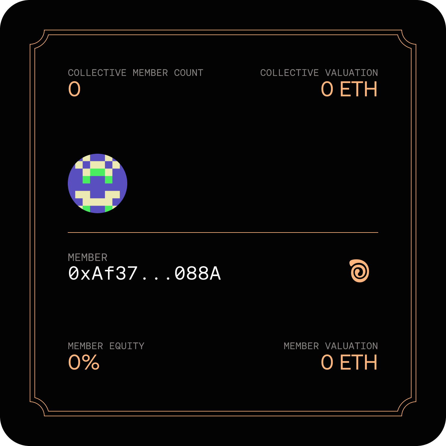 Membership Card for ZOMDAO